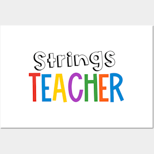 Rainbow Strings Teacher Posters and Art